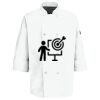 Eight Pearl Button Chef Coat with Thermometer Pocket Thumbnail