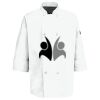 Eight Pearl Button Chef Coat with Thermometer Pocket Thumbnail