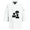 Eight Pearl Button Chef Coat with Thermometer Pocket Thumbnail