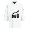 Eight Pearl Button Chef Coat with Thermometer Pocket Thumbnail