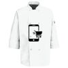 Eight Pearl Button Chef Coat with Thermometer Pocket Thumbnail