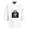 Eight Pearl Button Chef Coat with Thermometer Pocket Thumbnail