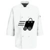 Eight Pearl Button Chef Coat with Thermometer Pocket Thumbnail