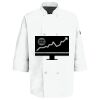 Eight Pearl Button Chef Coat with Thermometer Pocket Thumbnail