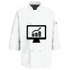 Eight Pearl Button Chef Coat with Thermometer Pocket Thumbnail