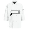 Eight Pearl Button Chef Coat with Thermometer Pocket Thumbnail