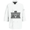 Eight Pearl Button Chef Coat with Thermometer Pocket Thumbnail