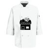 Eight Pearl Button Chef Coat with Thermometer Pocket Thumbnail