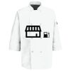 Eight Pearl Button Chef Coat with Thermometer Pocket Thumbnail