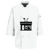 Eight Pearl Button Chef Coat with Thermometer Pocket Thumbnail