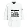 Eight Pearl Button Chef Coat with Thermometer Pocket Thumbnail