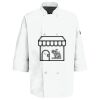 Eight Pearl Button Chef Coat with Thermometer Pocket Thumbnail