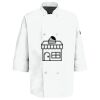 Eight Pearl Button Chef Coat with Thermometer Pocket Thumbnail