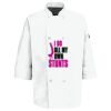 Eight Pearl Button Chef Coat with Thermometer Pocket Thumbnail