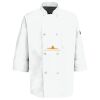 Eight Pearl Button Chef Coat with Thermometer Pocket Thumbnail