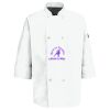 Eight Pearl Button Chef Coat with Thermometer Pocket Thumbnail