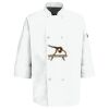 Eight Pearl Button Chef Coat with Thermometer Pocket Thumbnail