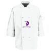 Eight Pearl Button Chef Coat with Thermometer Pocket Thumbnail