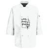 Eight Pearl Button Chef Coat with Thermometer Pocket Thumbnail