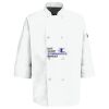Eight Pearl Button Chef Coat with Thermometer Pocket Thumbnail