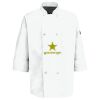 Eight Pearl Button Chef Coat with Thermometer Pocket Thumbnail