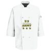 Eight Pearl Button Chef Coat with Thermometer Pocket Thumbnail