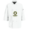 Eight Pearl Button Chef Coat with Thermometer Pocket Thumbnail