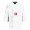 Eight Pearl Button Chef Coat with Thermometer Pocket Thumbnail