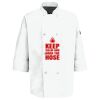 Eight Pearl Button Chef Coat with Thermometer Pocket Thumbnail