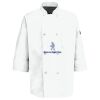 Eight Pearl Button Chef Coat with Thermometer Pocket Thumbnail