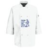 Eight Pearl Button Chef Coat with Thermometer Pocket Thumbnail