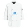 Eight Pearl Button Chef Coat with Thermometer Pocket Thumbnail