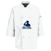 Eight Pearl Button Chef Coat with Thermometer Pocket Thumbnail