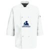 Eight Pearl Button Chef Coat with Thermometer Pocket Thumbnail