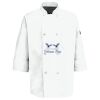 Eight Pearl Button Chef Coat with Thermometer Pocket Thumbnail