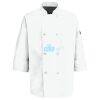 Eight Pearl Button Chef Coat with Thermometer Pocket Thumbnail