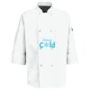 Eight Pearl Button Chef Coat with Thermometer Pocket Thumbnail