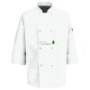Eight Pearl Button Chef Coat with Thermometer Pocket Thumbnail