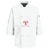 Eight Pearl Button Chef Coat with Thermometer Pocket Thumbnail