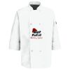 Eight Pearl Button Chef Coat with Thermometer Pocket Thumbnail