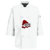 Eight Pearl Button Chef Coat with Thermometer Pocket Thumbnail