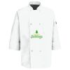Eight Pearl Button Chef Coat with Thermometer Pocket Thumbnail