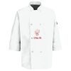 Eight Pearl Button Chef Coat with Thermometer Pocket Thumbnail