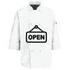 Eight Pearl Button Chef Coat with Thermometer Pocket Thumbnail