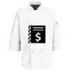Eight Pearl Button Chef Coat with Thermometer Pocket Thumbnail
