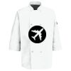 Eight Pearl Button Chef Coat with Thermometer Pocket Thumbnail
