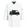 Eight Pearl Button Chef Coat with Thermometer Pocket Thumbnail