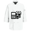 Eight Pearl Button Chef Coat with Thermometer Pocket Thumbnail