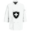 Eight Pearl Button Chef Coat with Thermometer Pocket Thumbnail