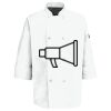 Eight Pearl Button Chef Coat with Thermometer Pocket Thumbnail
